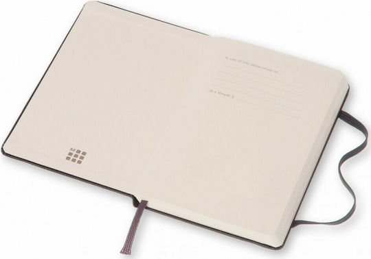 Moleskine Notebook A6 192 Sheets with Dots with Rubber Band Black