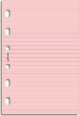 Filofax Replacement Pads A7 Ruled Pink