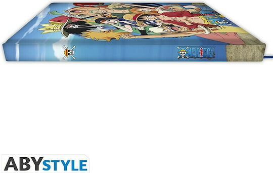 Abysse One Piece Notebook 90 Sheets A5 Ruled with Pen Holder Multicolour