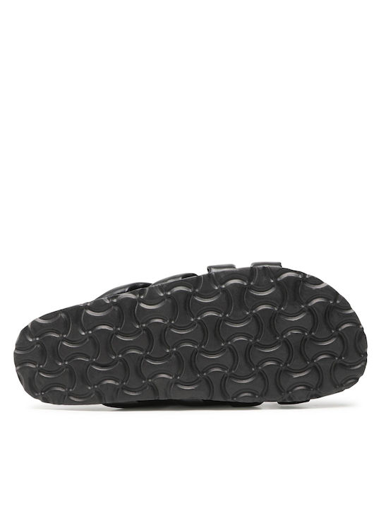 Women's Flat Sandals in Black Color