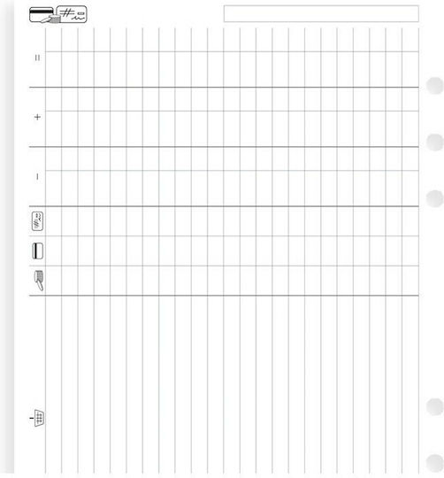 Filofax Ανταλλακτικές Κόλλες A5 25 Φύλλων Ριγέ Λευκές
