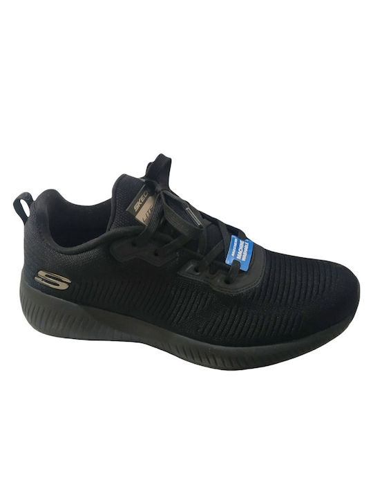 Skechers Squad Ανδρικά Αθλητικά Παπούτσια Running Μαύρα