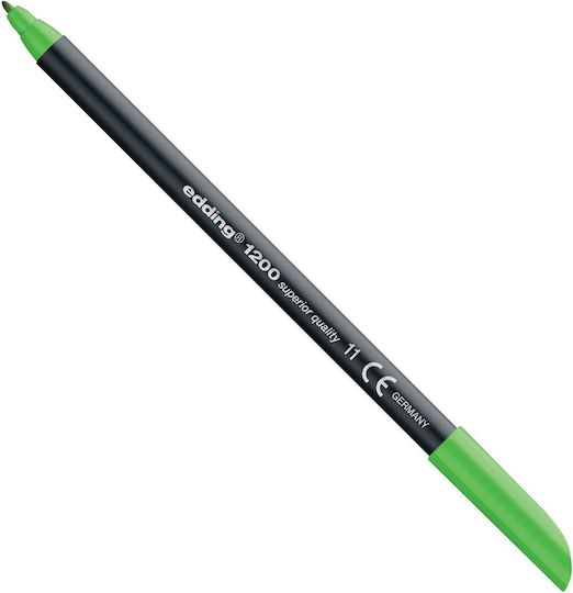 Edding 1200 Μαρκαδόρος Σχεδίου Πράσινος 1mm