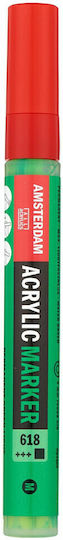 Royal Talens Amsterdam 618 Acrylic Marker 4mm Green Small