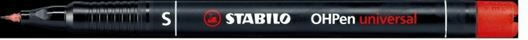 Stabilo ΟΗPen Universal M Transparency Marker 1mm Red