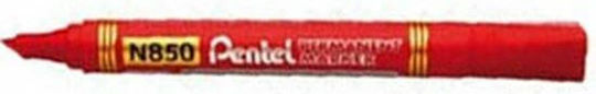 Pentel N850 Ανεξίτηλος Μαρκαδόρος Κόκκινος 1.5mm