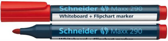 Schneider Maxx 290 Marker pentru Tablă 3mm Roșu