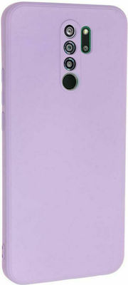 Bodycell Square Liquid Back Cover Σιλικόνης Light Violet (Redmi Note 8 Pro)