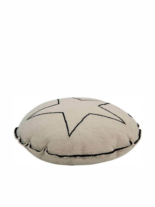Lorena Canals Rotund Pernă decorativă pentru copii Star Bej D40buc