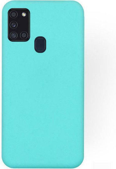 Back Cover Σιλικόνης 1.2mm Τιρκουάζ (Galaxy A21s)