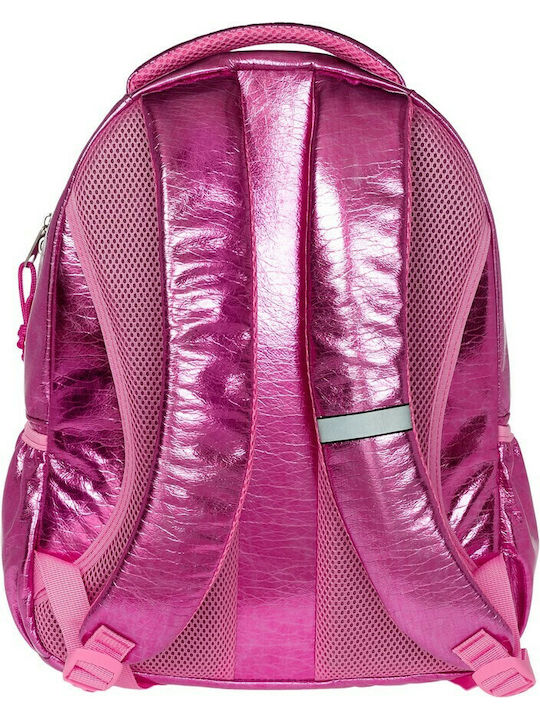 Lyc Sac One the Jock Σχολική Τσάντα Πλάτης Δημοτικού Ροζ με Θήκη για Παγούρι