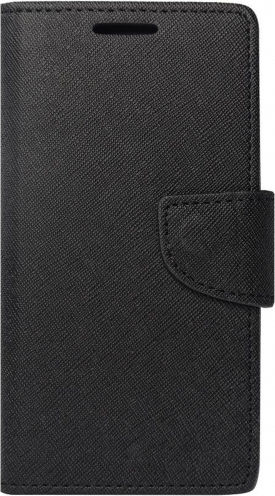 Fancy Wallet Piele artificială Negru (Galaxy A50)