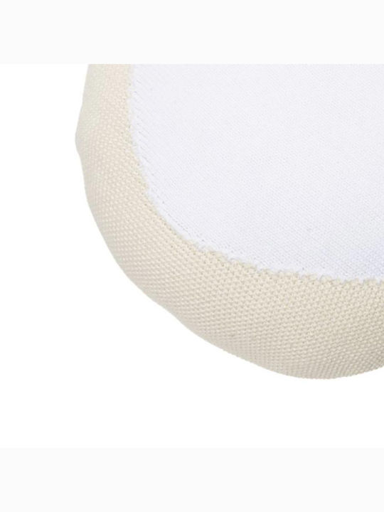 Lorena Canals Rotund Pernă decorativă pentru copii Bonbon Vanilie albă D30buc