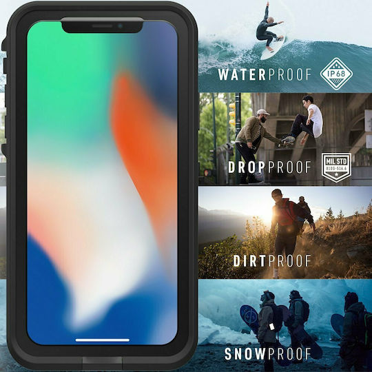 LifeProof Fre 360 Full Cover Πλαστικό 2mm Αδιάβροχο Μαύρο (iPhone 12 mini)