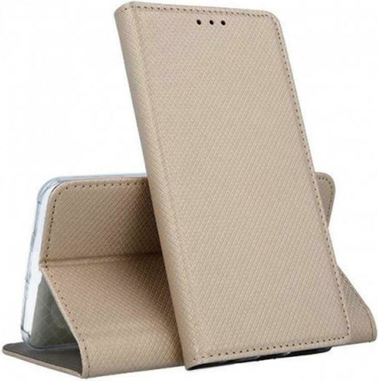 Smart Magnet Book Plastic Gold (Xiaomi Mi 11 Lite / 11 Lite 5G / 11 Lite 5G NE)