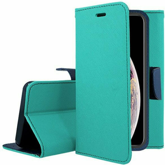 iSelf Fancy Wallet Δερματίνης Τιρκουάζ (iPhone X / Xs)