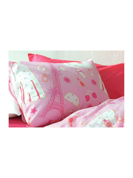 Aigaion Baby Kissenbezug Rosa 30x40cm