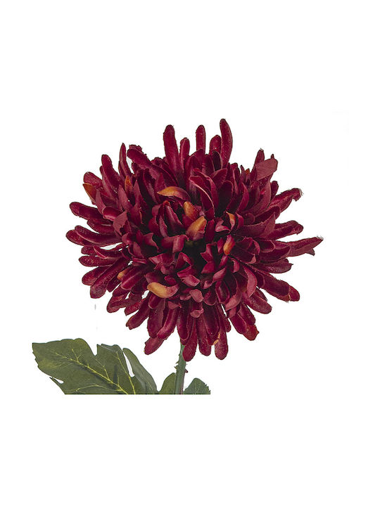 Zaros Artificial Decorative Branch Chrysanthemum Bordeaux 18cm 1pcs