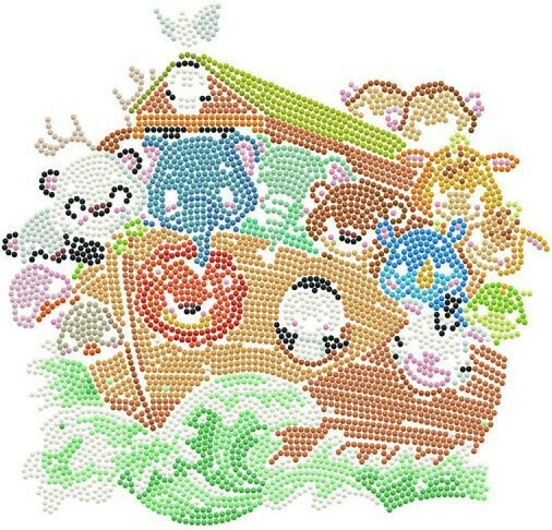 Diamond Dotz Diamond Painting Kit with Frame Animals 2x2cm DBX.044