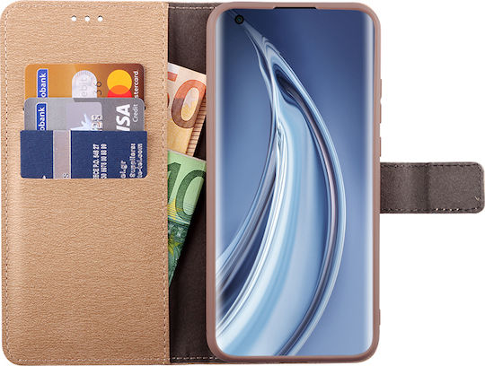 Volte-Tel Allure Magnet Wallet Δερματίνης Χρυσό (Xiaomi Mi 10 / Mi 10 Pro)