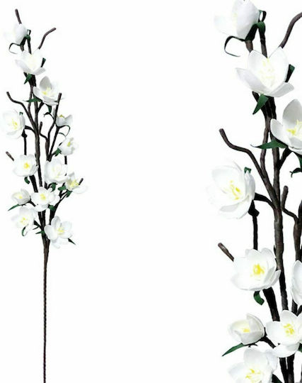 Artificial Decorative Magnolia Branch White Marhome