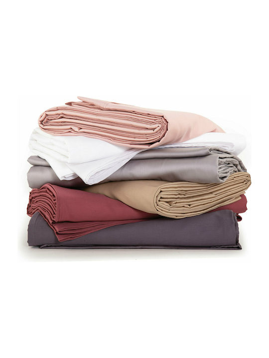 Nef-Nef Homeware Sheet King Size with Elastic 180x200+35cm. Elements English Rose