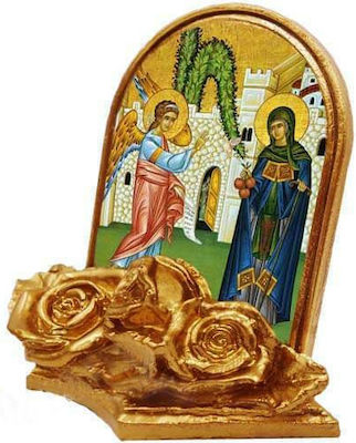 St. Irene Chrysovalan - (Set of 30 pieces) Gold plated ceramic baptismal bonbonniere