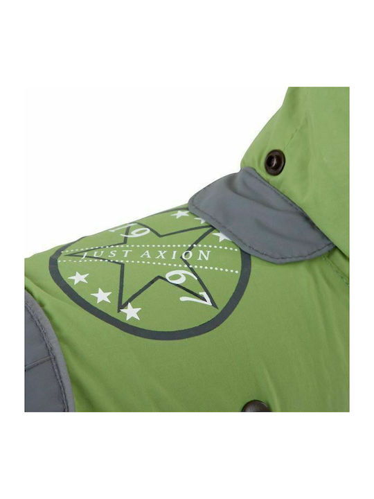 Kerbl Vancouver Μπουφάν Σκύλου Fleece / Αδιάβροχο / Αντιανεμικό με Κουκούλα Πράσινο
