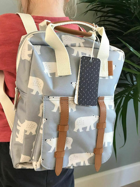 Fresk 36x26εκ. Ученическа Чанта Раница Детска градина Polar Bear