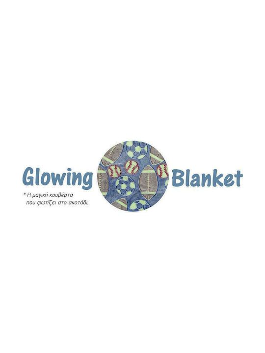 Das Home Blanket Fleece 4773 Glowing Blue 160x220cm