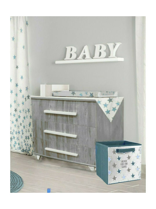 Georgio Baby Kommode mit 3 Schubladen Gray 82x44x89cm Georgio Baby Kommode mit 3 Schubladen Gray 82x44x89cm