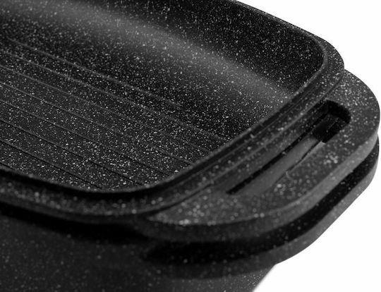 Edenberg Oală Dreptunghiulară din Aluminiu Turnat 32x21cm 1buc