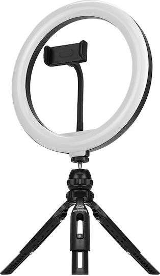 Kolink Streamplify Ring Light 26cm 3000 - 6000K με Επιτραπέζιο Τρίποδο και Βάση για Κινητό