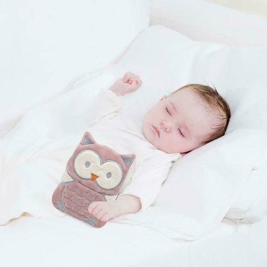 Baby Jem Owl Heating Pad with Cherry Pits Rose