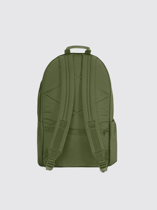 Eastpak Padded Double Dark Grass School Bag Backpack Junior High-High School Khaki with Water Bottle Holder 24Liters