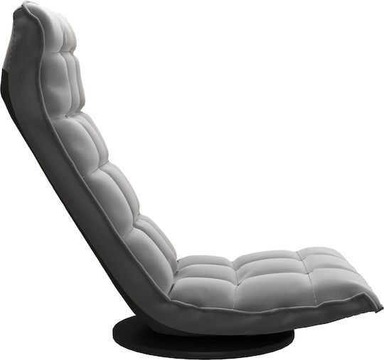 Sessel Drehbar Samt Dark grey 54x45x80cm