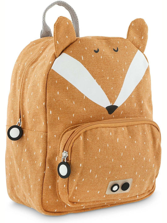 Trixie Mr. Fox Σχολική Τσάντα Πλάτης Νηπιαγωγείου Πορτοκαλί