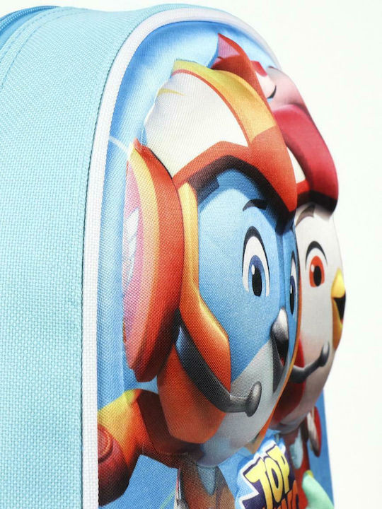 Nickelodeon Top Wing Ученическа раница Куфар Детска градина Тюркоазен с Джоб за бутилка