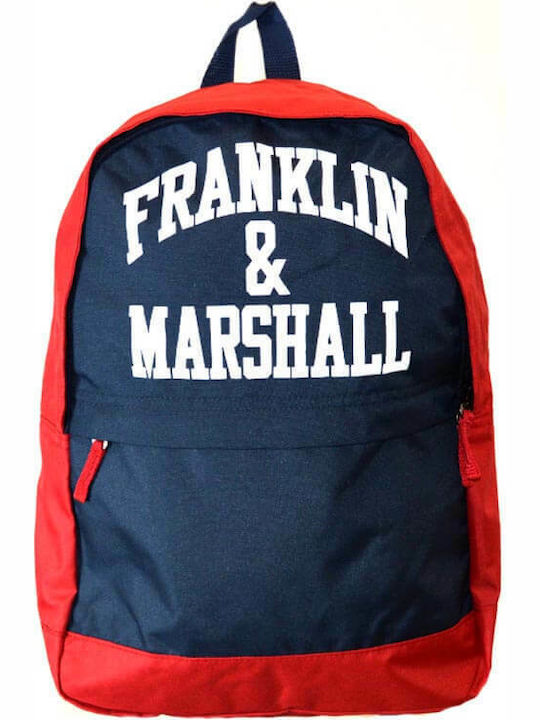 Franklin & Marshall Σχολική Τσάντα Πλάτης Νηπιαγωγείου σε Μπλε χρώμα