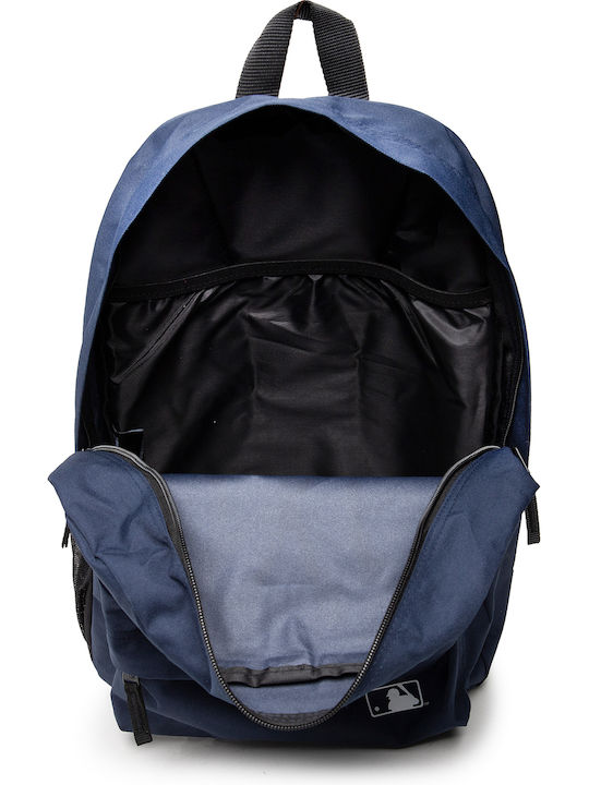 New Era New York Yankees School Bag Backpack Junior High-High School Blue with Water Bottle Holder 17Liters