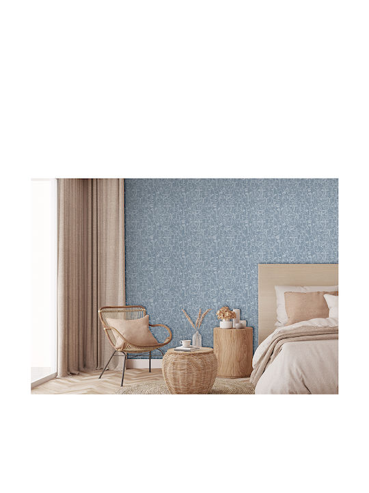 Wallpaper Arty Blue L1005xW53cm