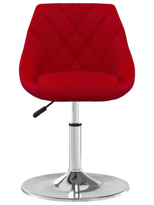 Swivel Visitor Chair Κόκκινες 46x44x62.5cm 2pcs