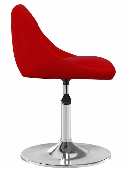 Swivel Visitor Chair Κόκκινες 46x44x62.5cm 2pcs