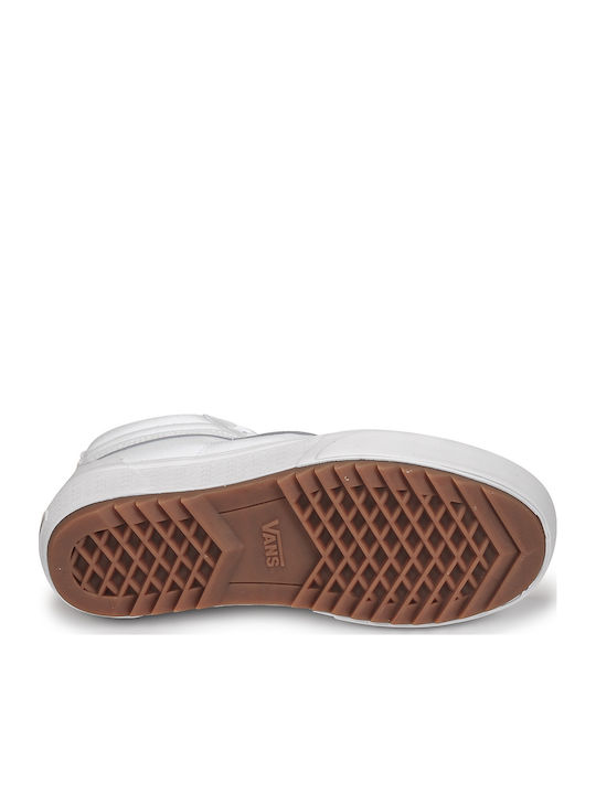 SK8-Hi Pentru Femei Flatforms Tip Botine Albe