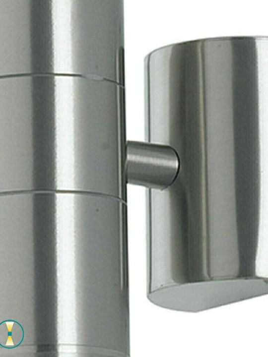 Fan Europe Wandmontiertes Außen-Spotlight GU10 IP44 Doppelstrahl 16x11x6εκ.