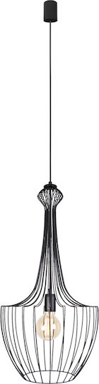 Nowodvorski Pendant Light Black Grid with Socket E27 37cm