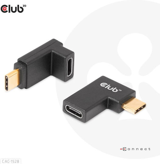 Club3D Μετατροπέας USB-C male σε HDMI female 2τμχ CAC-1528