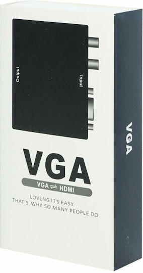 HDMI Female to RCA VGA Female Converter 1Piece 18162