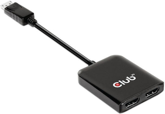 Club3D Μετατροπέας DisplayPort male σε HDMI 2x female 1τμχ CSV-7200H