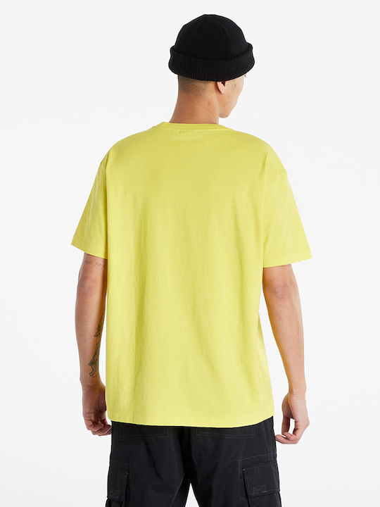 Napapijri Men's T-Shirt with Logo Yellow